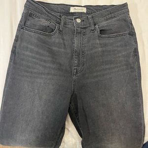 Madewell The mom jean size 28 in gray